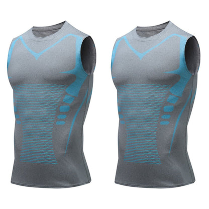 🔥LAST DAY SPECIAL PRICE: ￡9.99! 💪 Ionic Shaping Vest – Compression & Cooling – Body Contouring & Sleeveless – Invisible Under Clothes 🕶️
