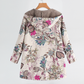 💃Cosy Floral Hooded Jacket with Relaxed Fit