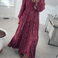 🌺 50% OFF NOW! ✨ Women’s Floral Rayon Smocked-Waist Lined Maxi Dress – Flattering Fit, Lightweight Fabric & Elegant Boho Style 💃
