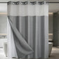 ⏳LAST DAY SALE 70% OFF!!🔥No-Hook Double-Layer Shower Curtain with Built-In Liner 🚿✨  Waterproof, Machine-Washable & Mildew-Resistant | 72" x 75" – Fits Most UK Bathtubs