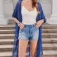 🔥This Week's Special Price:£15.99!!😍Women's Oversized Knitted Cardigan with Crochet Knit and Tassel Trim for Spring & Summer
