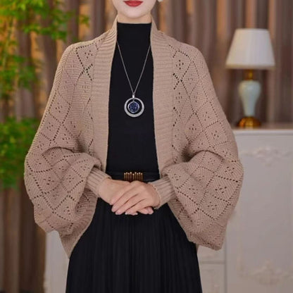 🔥2025 New Fashion🔥Hollow Out Knitted Shawl Coat