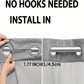 ⏳LAST DAY SALE 70% OFF!!🔥No-Hook Double-Layer Shower Curtain with Built-In Liner 🚿✨  Waterproof, Machine-Washable & Mildew-Resistant | 72" x 75" – Fits Most UK Bathtubs
