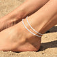 Buy 1 get 1 free🥰Dainty Layered Waterproof Anklet For your lover