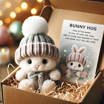 🎁LIMITED SALE BUY 3 GET 1 FREE - Handmade🐇Mini Bunny Hug Cute Gift🎁