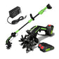Ndreasdw™2-IN-1 Cordless Tiller & Cultivator with Extension Pole