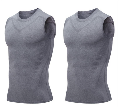 🔥LAST DAY SPECIAL PRICE: ￡9.99! 💪 Ionic Shaping Vest – Compression & Cooling – Body Contouring & Sleeveless – Invisible Under Clothes 🕶️