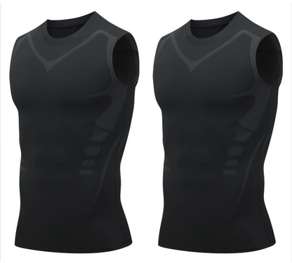 🔥LAST DAY SPECIAL PRICE: ￡9.99! 💪 Ionic Shaping Vest – Compression & Cooling – Body Contouring & Sleeveless – Invisible Under Clothes 🕶️