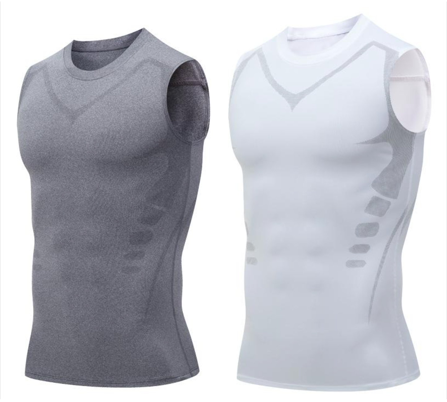 🔥LAST DAY SPECIAL PRICE: ￡9.99! 💪 Ionic Shaping Vest – Compression & Cooling – Body Contouring & Sleeveless – Invisible Under Clothes 🕶️