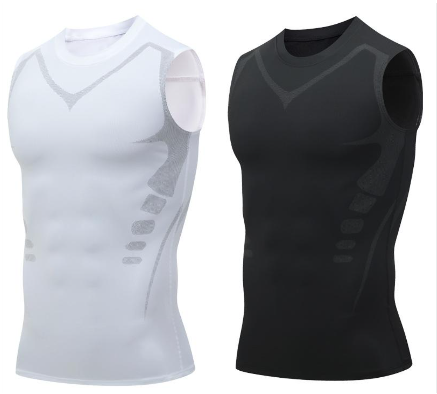 🔥LAST DAY SPECIAL PRICE: ￡9.99! 💪 Ionic Shaping Vest – Compression & Cooling – Body Contouring & Sleeveless – Invisible Under Clothes 🕶️