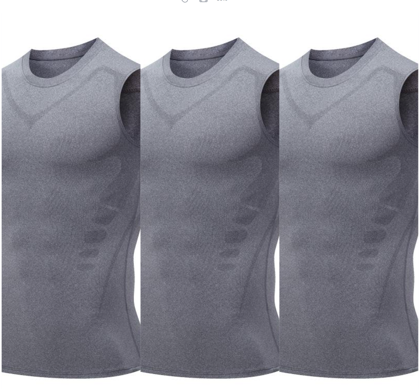 🔥LAST DAY SPECIAL PRICE: ￡9.99! 💪 Ionic Shaping Vest – Compression & Cooling – Body Contouring & Sleeveless – Invisible Under Clothes 🕶️