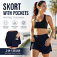 💥 Special Sale – Only £9.99 👚Anti-Chafing Active Skort – Super soft and comfortable🔥