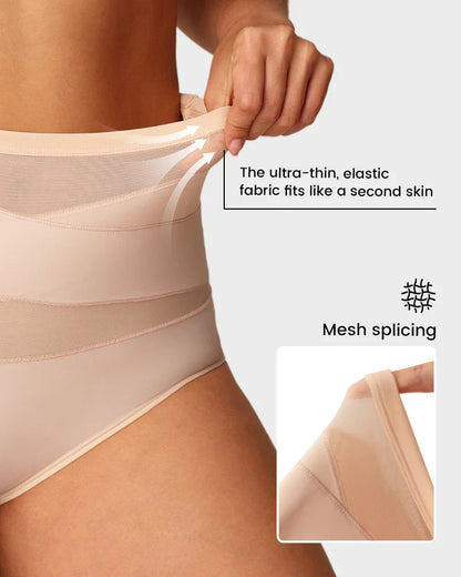 Limited sale 70% OFF🌸Last Day-Buy 1 Get 3 Packs✨Plus-Size High-Waist Cross Tummy Control Panties