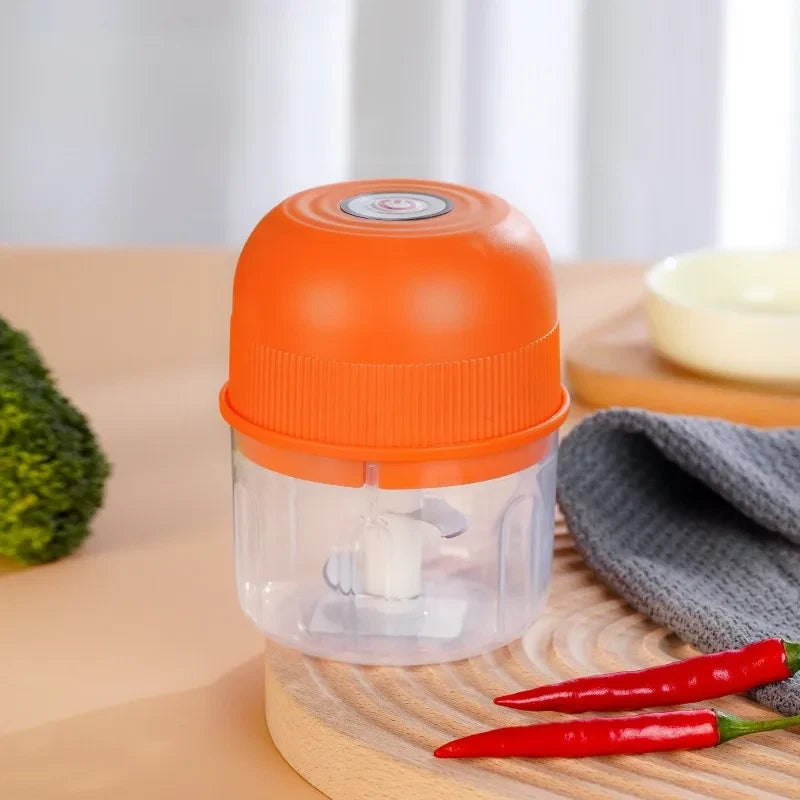 ⏰LAST DAY SALE: ￡7.99!!⚡50K+ SOLD! Almost Gone-💥Electric Garlic Chopper, Mini Portable Veggie Cutter