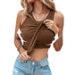 💖Last Day Special Price ￡13.99!!💖Ribbed Stretchy Tank Top with Shelf Bra