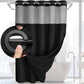 ⏳LAST DAY SALE 70% OFF!!🔥No-Hook Double-Layer Shower Curtain with Built-In Liner 🚿✨  Waterproof, Machine-Washable & Mildew-Resistant | 72" x 75" – Fits Most UK Bathtubs