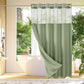 ⏳LAST DAY SALE 70% OFF!!🔥No-Hook Double-Layer Shower Curtain with Built-In Liner 🚿✨  Waterproof, Machine-Washable & Mildew-Resistant | 72" x 75" – Fits Most UK Bathtubs