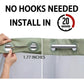 ⏳LAST DAY SALE 70% OFF!!🔥No-Hook Double-Layer Shower Curtain with Built-In Liner 🚿✨  Waterproof, Machine-Washable & Mildew-Resistant | 72" x 75" – Fits Most UK Bathtubs