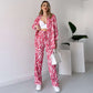 🌸Spring Specials 🚀Free shipping🌸 Chic Women's Zebra Print Shirt & Pants Set