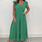 2024 Summer New Ruffled Wide-leg Casual Jumpsuit (Buy 2 free shipping)