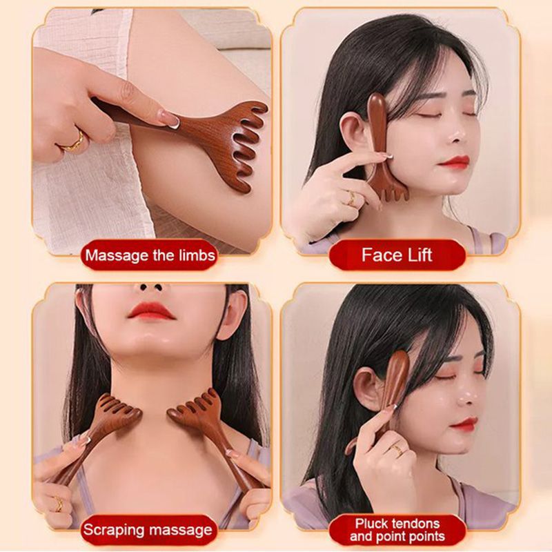 ✨Buy 1 get 1 free！！🔥Six-claw Meridian Massage Comb🪮