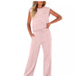 🌸New Arrival 50%OFF💖 Women's Casual Sleeveless Top and Drawstring Pants 2-Piece Set
