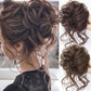 ⏳LAST DAY - BUY 1 GET 1 FREE + FREE GIFT!!🎁Messy Curly Hair Bun Scrunchie Extensions🎀