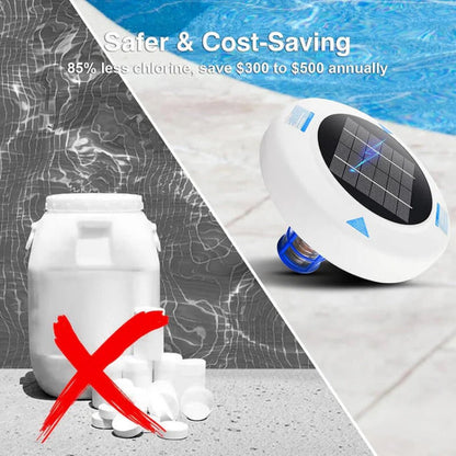 Big Sale🔥Safe and Comfortable for Use ✅Solar Pool Ionizer Crystal Clear Water