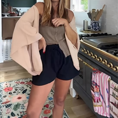Hot sale 60%OFF💥Women's 3/4 Sleeve Front-Open Loose Shawl