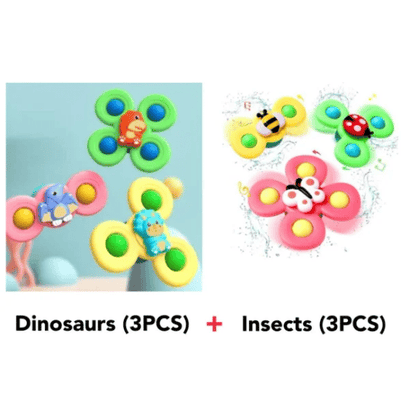 🔥Hot sale 60% OFF🔥Suction Cup baby Spinner Toys