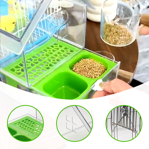 🌟 Shopping Frenzy: Entire Store 50% OFF🔥Pull-Out External Parrot Feeder