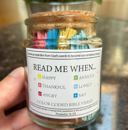 ✨Christmas  Sale 49% OFF⏰✝️Bible Verses Jar
