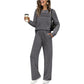 🎁2026 New Arrivals 60% OFF💥Women's Crew Neck Top & Drawstring Pants Set