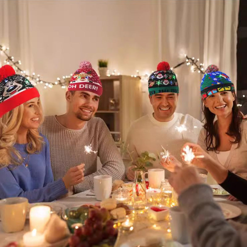🎁2025 Early Christmas Sale🎄LED Knitted Christmas Hat