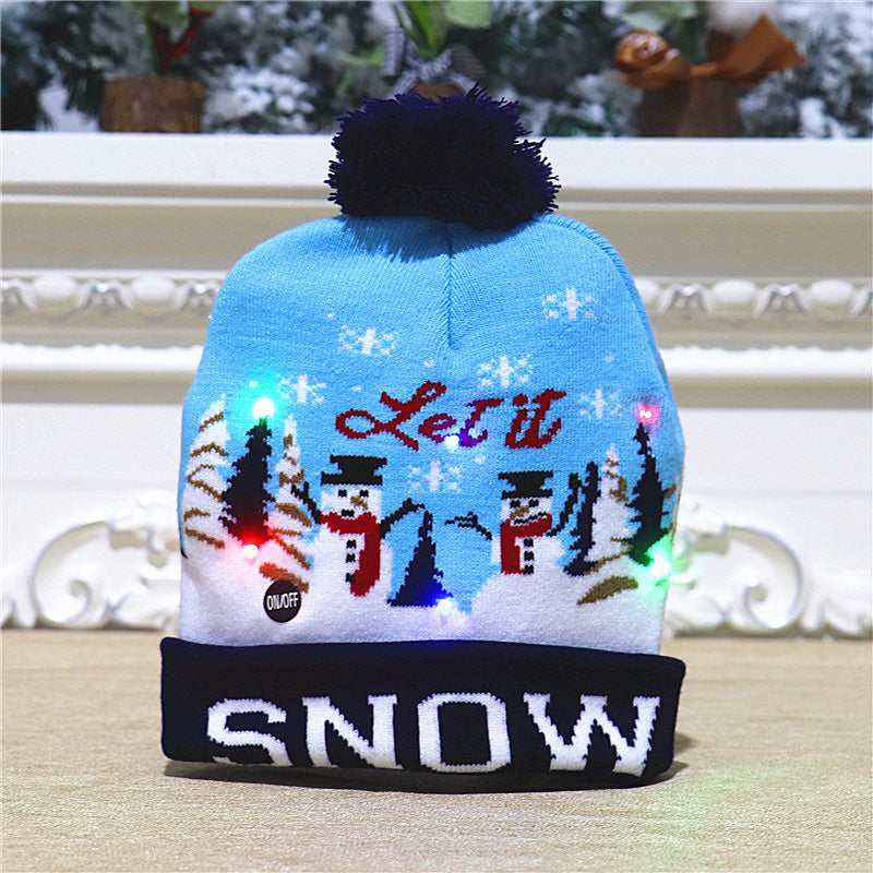🎁2025 Early Christmas Sale🎄LED Knitted Christmas Hat