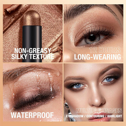 🎅LAST DAY-￡9.99 FOR 8 PCS!!🎄50K+ SOLD! 🎁✨8 Colors Glitter Eyeshadow Stick