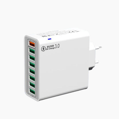 8-Port USB Fast Charging Mobile Phone Charger