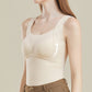 Slimming Fit Warm Vest with Built-in Chest Pad