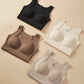 Slimming Fit Warm Vest with Built-in Chest Pad