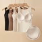 Slimming Fit Warm Vest with Built-in Chest Pad