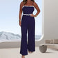 Women’s Elegant Sling Jumpsuit with Built-in Bra