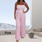 Women’s Elegant Sling Jumpsuit with Built-in Bra