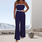 Women’s Elegant Sling Jumpsuit with Built-in Bra