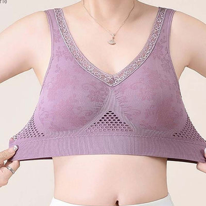 💜Last Day-Buy 1 Get 1 Free!🎁Pure Cotton Buttonless Comfy Lifting Bra✨