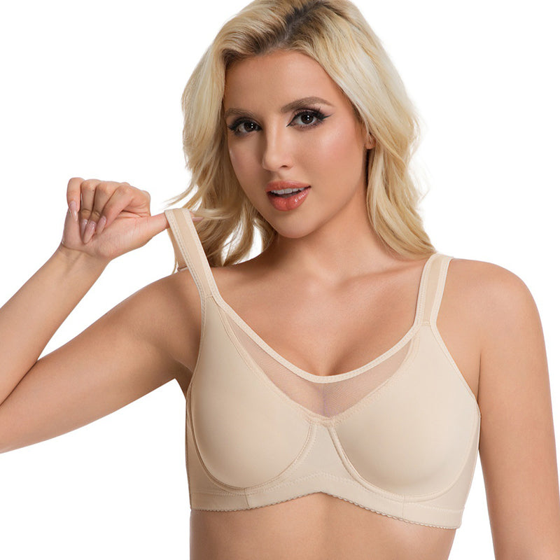 ⏳Hot Sale Only £7.99!!!💐🖤Women's Elegant Sheer Full Coverage Plus Size Bra