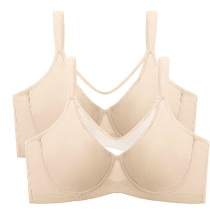 ⏳Hot Sale Only £7.99!!!💐🖤Women's Elegant Sheer Full Coverage Plus Size Bra