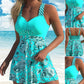 💃Final Hours Flash Sale ￡13.99!!✨Strap Top & Fitted Swim Shorts Separable Swimsuit 