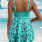 💃Final Hours Flash Sale ￡13.99!!✨Strap Top & Fitted Swim Shorts Separable Swimsuit 
