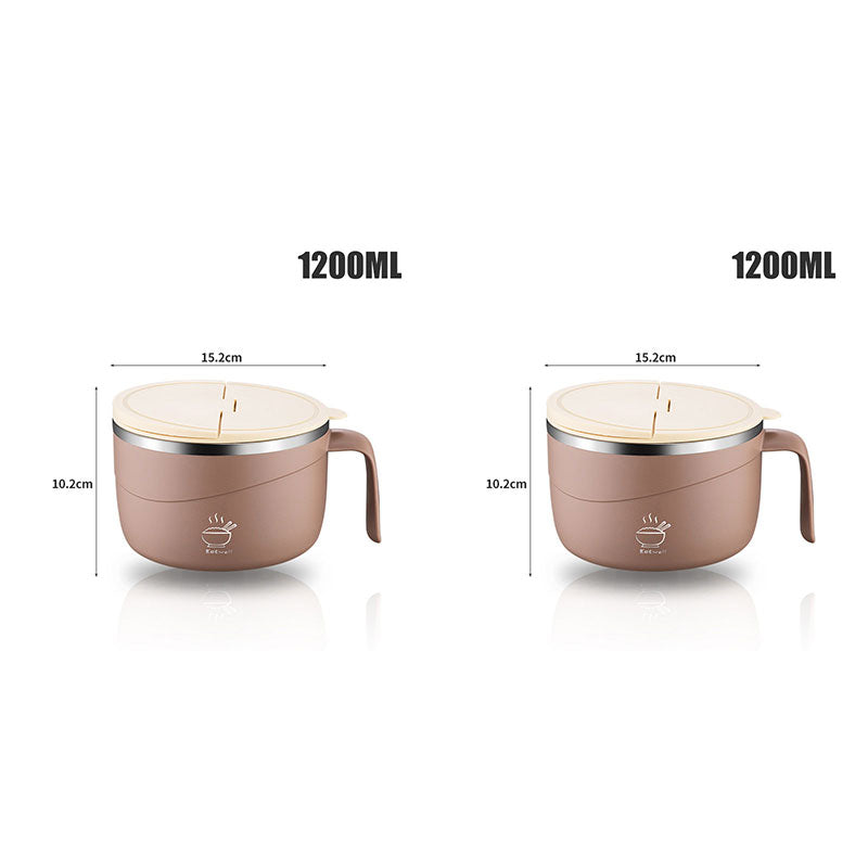 ⏳LAST DAY SALE 50% OFF💕304 Stainless Steel Multi-Purpose Anti-Scald Large-Capacity Instant Noodle Bowl