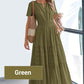 💕HOT SALE 67% OFF💕Women's Boho Chic Smocked Waist Maxi Dress